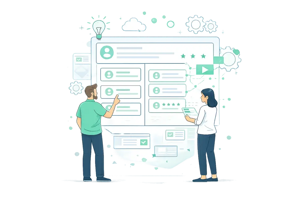 Personalisation agency illustration